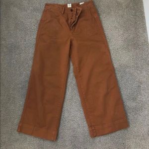 Gap high rise wide leg crop